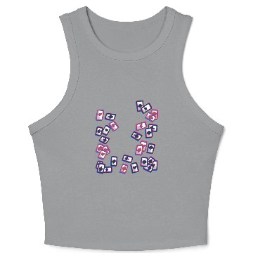 Discover Playing card card game board game Crop Tank Top