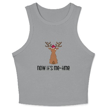Discover Reindeer Crop Tank Top
