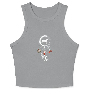 Discover dog dreamcatcher Christmas Labrador Crop Tank Top