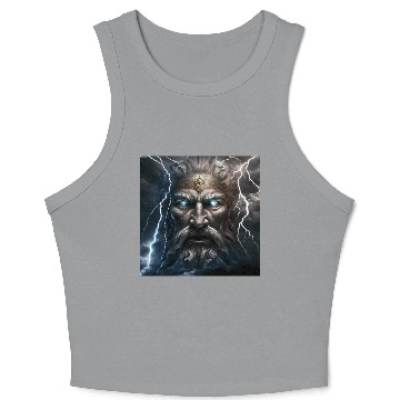 Discover Portrait of Zeus Crop Tank Top