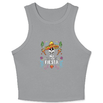 Discover No Siesta Let's Fiesta Cinco De Mayo Mexican Crop Tank Top