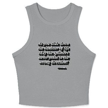 Discover Irish saying Crop Tank Top