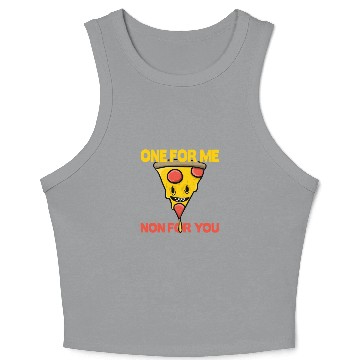 Discover Pizza lover Crop Tank Top