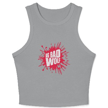 Discover big bad wolf quote Crop Tank Top