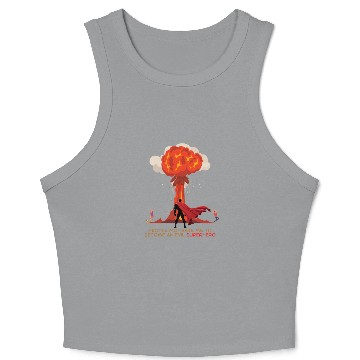 Discover Evil Superhero Crop Tank Top