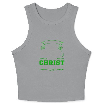 Discover I can do all things Christian Quote Crop Tank Top