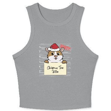 Discover Guinea pig christmas funny prison Crop Tank Top