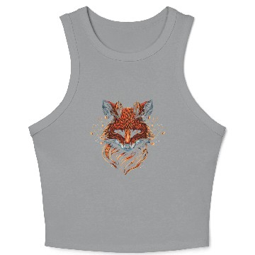 Discover Red Fox Crop Tank Top