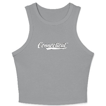 Discover Connecticut Crop Tank Top
