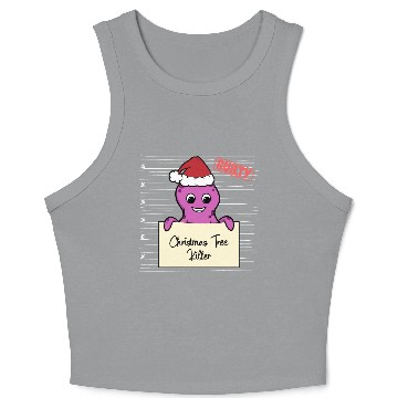 Discover Octopus christmas funny prison Crop Tank Top