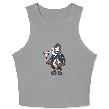 Discover South Korean Gorilla Crop Tank Top