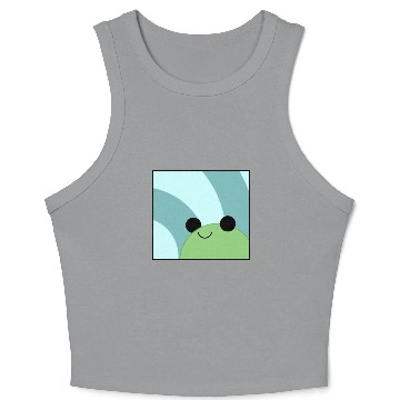 Discover Frog desing Crop Tank Top