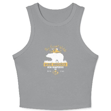 Discover Mount Monadnock New Hampshire Crop Tank Top