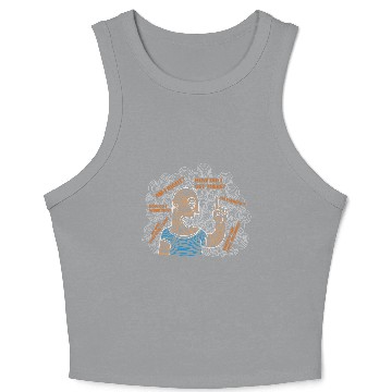 Discover You May Ask Yourself Angry Crop Tank Top