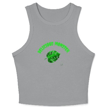 Discover Green delicious monster Crop Tank Top