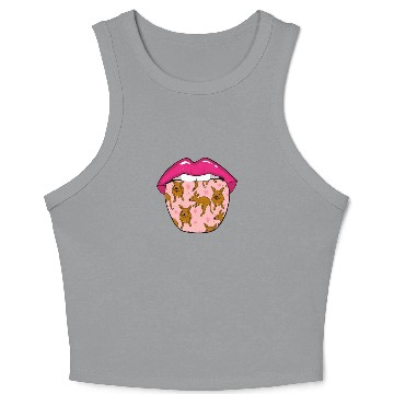 Discover Kangaroo Tongue Crop Tank Top