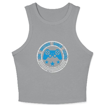 Discover son brother gamer legend Crop Tank Top