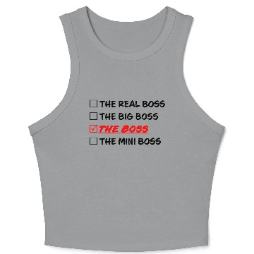 Discover THE BOSS Crop Tank Top
