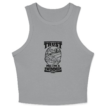 Discover To swim Crop Tank Top