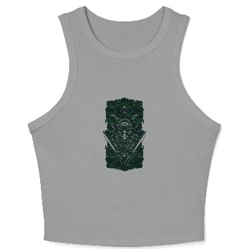 Discover The Black Goat Crop Tank Top