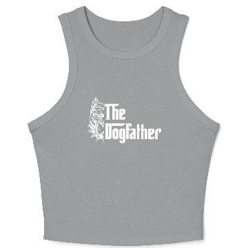 Discover The Dogfather Crop Tank Top
