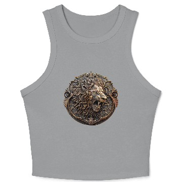 Discover Angry Lion Crop Tank Top