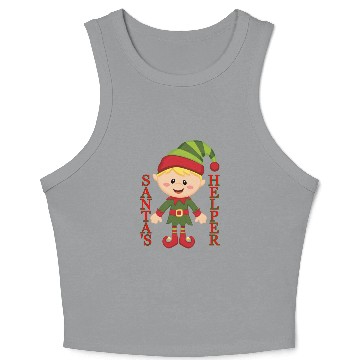 Discover Christmas Crop Tank Top