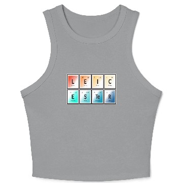 Discover Leicester | Periodic Table of Elements Crop Tank Top