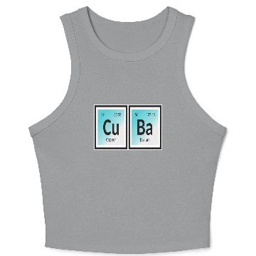 Discover Cuba | Periodic Table of Elements Crop Tank Top