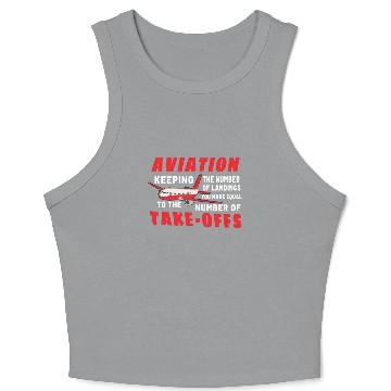 Discover Pilot Aviation Airplane Airline Future Pilots Crop Tank Top