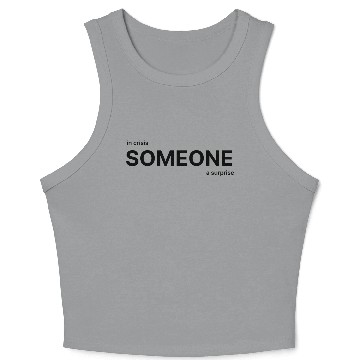 Discover crisis and surprise Crop Tank Top