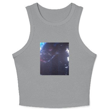 Discover Planet Earth from above Crop Tank Top