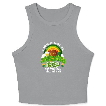 Discover st.patricks, drinking, irish, four, leaf, clover, Crop Tank Top