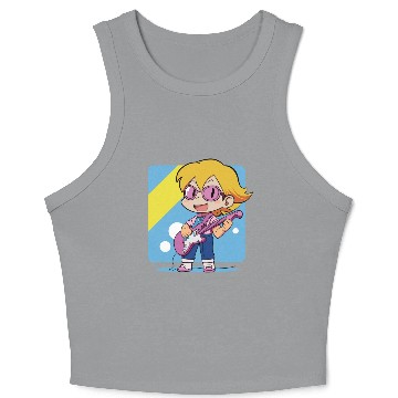 Discover Guitar Boy Crop Tank Top