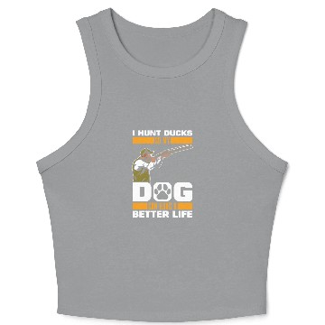 Discover Duck Hunting Dog Crop Tank Top