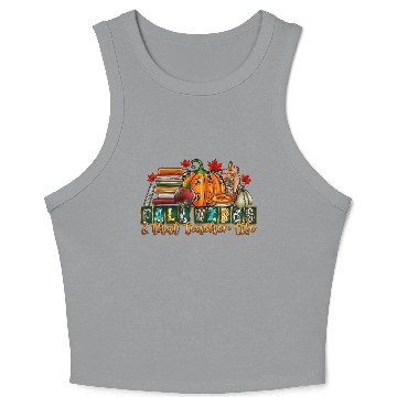 Discover fall Vibes That Teacher Life Crop Tank Top