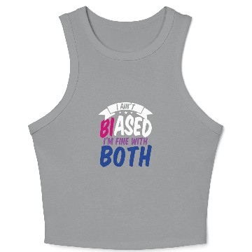 Discover I Ain't Biased Bi Bisexual Pride Crop Tank Top