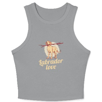 Discover Labrador Retriever Labrador Love Crop Tank Top