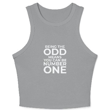 Discover Math Odd Number Mathematics Smart Inspirational Crop Tank Top