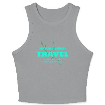Discover Nature Based Travel Crop Tank Top