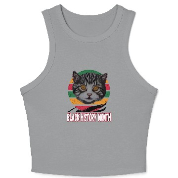 Discover Black history month classic Crop Tank Top