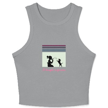 Discover A beagle is forever Crop Tank Top