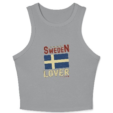Discover Sweden Travel Crop Tank Top
