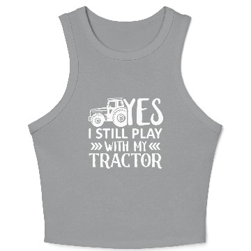 Discover Farmer Farmer Tractor Tractor Farm Crop Tank Top
