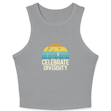 Discover Karaoke Singer Microphone Vocalist Crop Tank Top