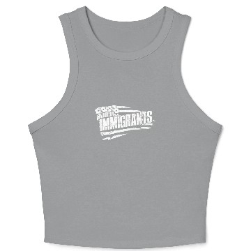 Discover US Immigrant Indigenous USA Immigrants america Crop Tank Top