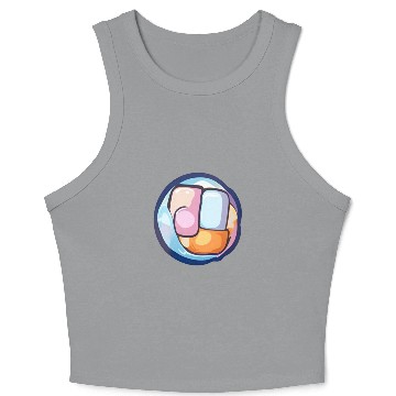 Discover Rainbow Ice is Very Nice Crop Tank Top