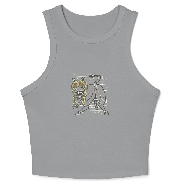 Discover Donkey Mule Scarf Sunglasses Crop Tank Top