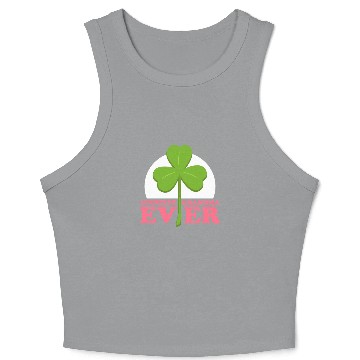 Discover Luckiest Grandma St. Patricks Day Crop Tank Top