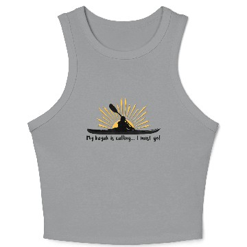 Discover Fishing - Kayak Crop Tank Top